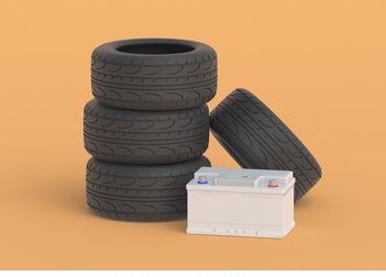auto wheel battery