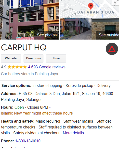 carput hq