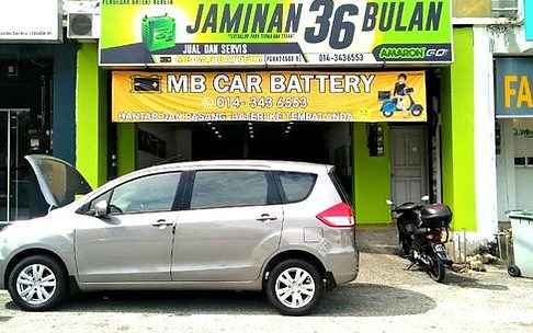 mb car battery shop kedai bateri kereta amaron kulim